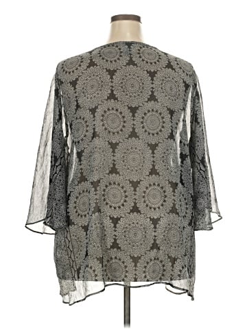Maggie Barnes for Catherines 3/4 Sleeve Blouse (view 2)