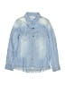 Miss Me Blue Long Sleeve Button-Down Shirt Size S (kids) - photo 1