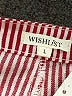 Wishlist 100% Cotton Stripes Red Shorts Size L - photo 3