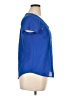 E&M Collection 100% Polyester Blue Short Sleeve Blouse Size XL - photo 4