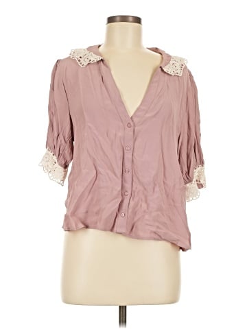 Free People Short Sleeve Blouse (view 1)