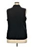 Croft & Barrow Black Sleeveless Button-Down Shirt Size 2X - photo 2