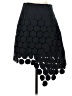 Keepsake 100% Polyester Polka Dots Black Formal Skirt Size S - photo 1