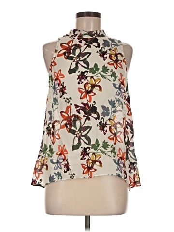 Nicole Miller Artelier Sleeveless Silk Top (view 1)