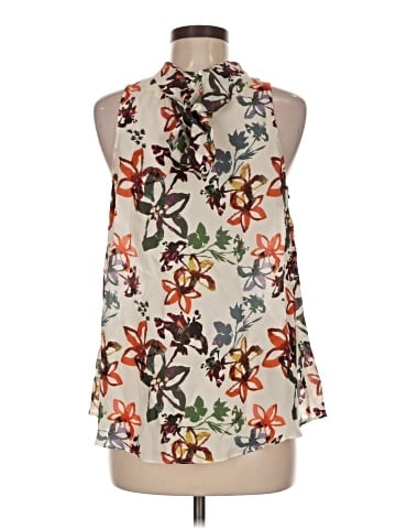 Nicole Miller Artelier Sleeveless Silk Top (view 2)