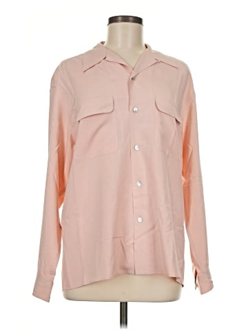 Henri Bendel Long Sleeve Silk Top (view 1)