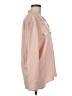 Henri Bendel 100% Silk Color Block Pink Long Sleeve Silk Top Size M - photo 4