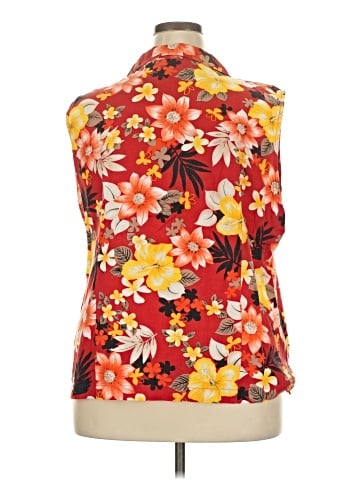 Erika Sleeveless Button-Down Shirt (view 2)