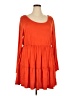It's Solid Orange Casual Dress Size 2X - photo 1