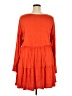 It's Solid Orange Casual Dress Size 2X - photo 2