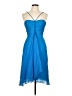 Niteline 100% Silk Blue Cocktail Dress Size 10 - photo 1