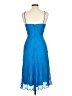 Niteline 100% Silk Blue Cocktail Dress Size 10 - photo 2