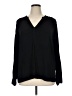 Violeta by Mango Black Long Sleeve Blouse Size XL - photo 1