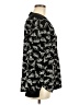 Bellatrix 100% Polyester Animal Print Black Long Sleeve Blouse Size M - photo 4