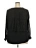 NY Collection 100% Polyester Black Long Sleeve Blouse Size 2X - photo 2