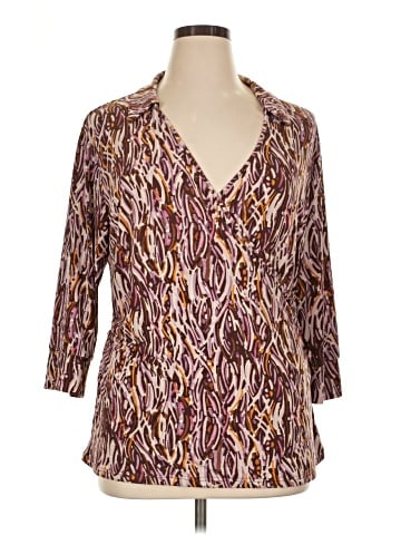 Attention 3/4 Sleeve Blouse (view 1)
