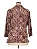 Attention Burgundy 3/4 Sleeve Blouse Size XL - photo 2