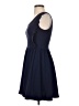 Francesca's Solid Blue Casual Dress Size S - photo 5