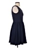 Francesca's Solid Blue Casual Dress Size S - photo 4