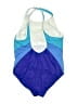 Lands' End Color Block Blue One Piece Swimsuit Size 2 (petite) - photo 2