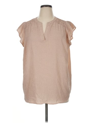 Adrianna Papell Short Sleeve Blouse (view 1)