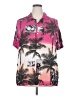 Original Use Tropical Pink Short Sleeve Button-Down Shirt Size XXL - photo 1