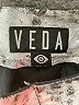 Veda 100% Leather Metallic Silver Leather Skirt Size 6 - photo 4