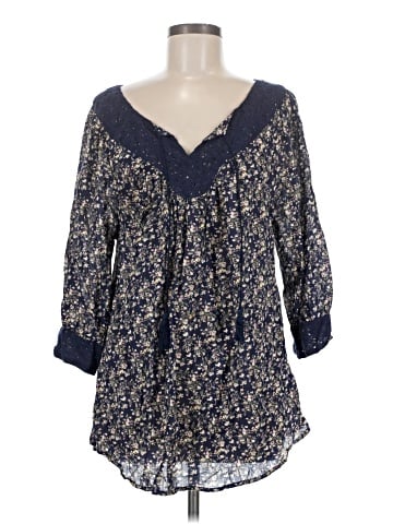Vintage America Blues 3/4 Sleeve Blouse (view 1)
