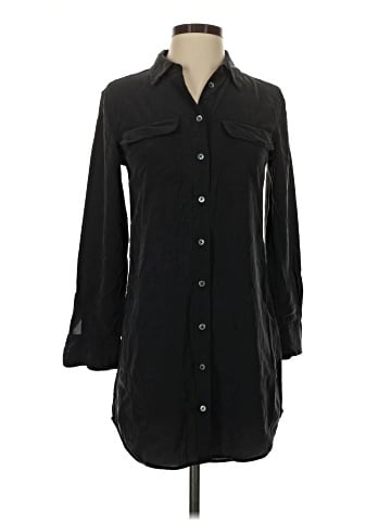 Equipment 3/4 Sleeve Silk Top (view 1)