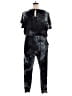 Prettygarden Tie-dye Black Jumpsuit Size XXL - photo 2