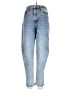 Divided by H&M Solid Blue Jeans Size 10 - photo 1