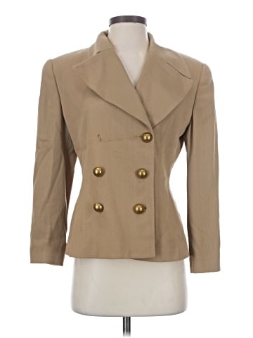 Linda Allard Ellen Tracy Wool Blazer (view 1)