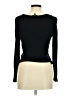 Mittoshop Solid Black Long Sleeve Top Size M - photo 2