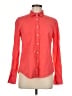 J.Crew Solid Red Long Sleeve Button-Down Shirt Size 6 - photo 1