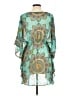 Echo Paisley Teal Casual Dress Size L - photo 2