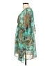 Echo Paisley Teal Casual Dress Size L - photo 5