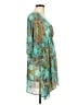 Echo Paisley Teal Casual Dress Size L - photo 4
