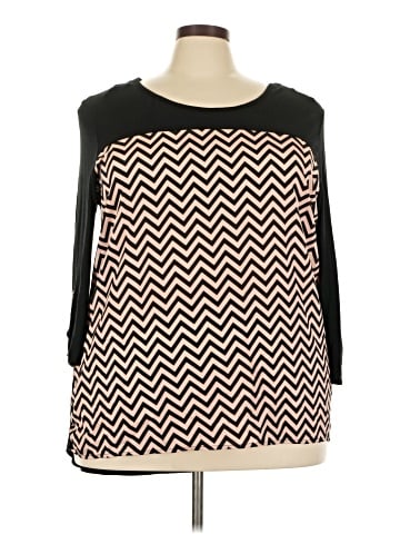 Espresso 3/4 Sleeve Top (view 1)