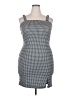 rue21 Houndstooth Gray Casual Dress Size 2X - photo 1
