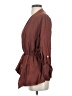 Sanctuary 100% Lyocell Brown Burgundy Blazer Size S - photo 5