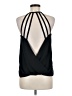 Naked Zebra 100% Polyester Black Sleeveless Blouse Size M - photo 2