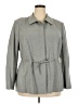 Sigrid Olsen Gray Trenchcoat Size 18 - photo 1