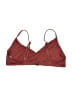 Moeva Metallic Burgundy Swimsuit Top Size M - photo 2