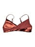 Moeva Metallic Burgundy Swimsuit Top Size M - photo 1