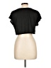 Daisy Black Short Sleeve Top Size L - photo 2
