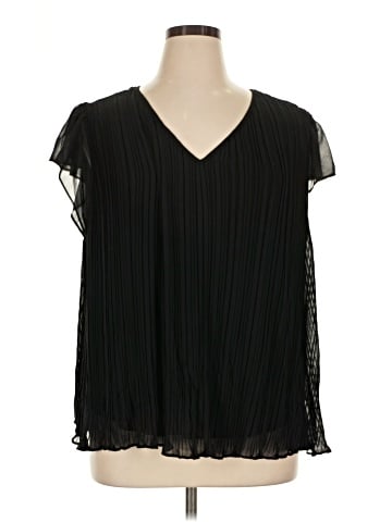 Adrianna Papell Short Sleeve Blouse (view 1)