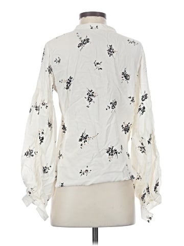 A.L.C. Long Sleeve Silk Top (view 2)