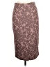 Ann Taylor Paisley Burgundy Formal Skirt Size 10 - photo 2