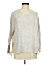 Ruby Moon Silver Pullover Sweater Size M - photo 1
