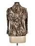 Covington Animal Print Brown 3/4 Sleeve Blouse Size M - photo 2